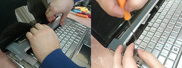 как разобрать ноутбук и почистить клавиатуру